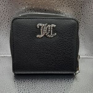 DC Black Wallet with Sparkling Silver Emblem